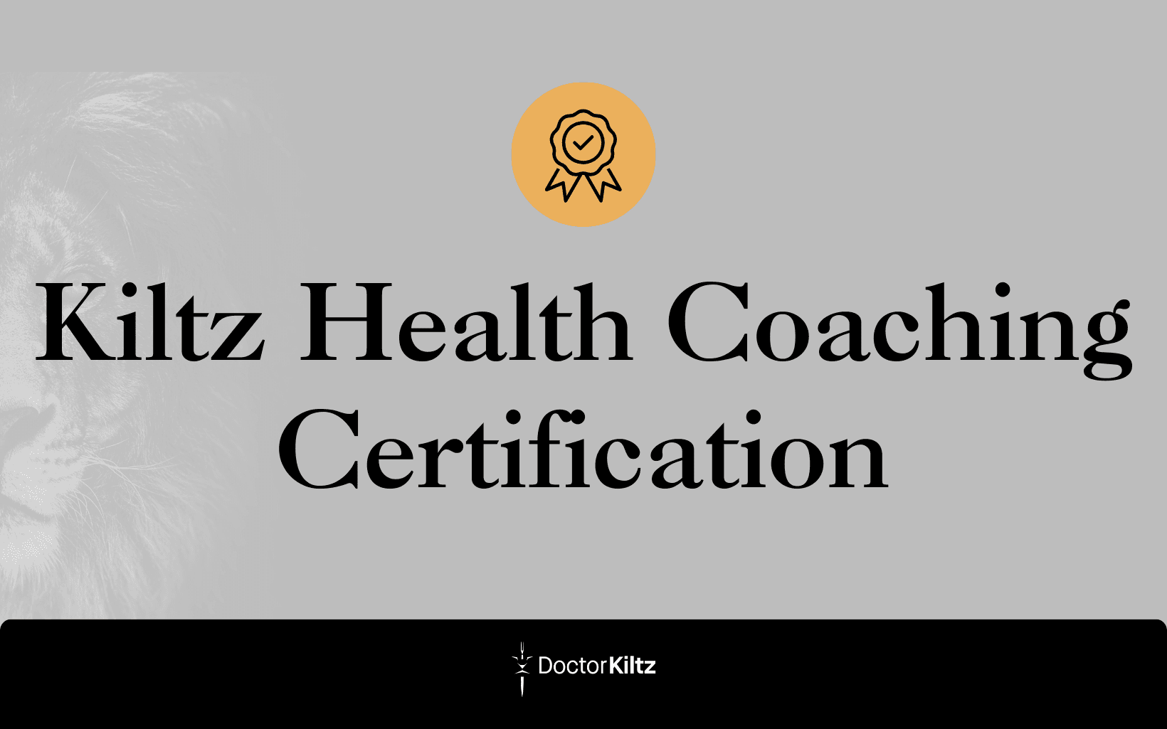On-Demand Kiltz Health Coaching Certification — Kiltz Health wellness resource